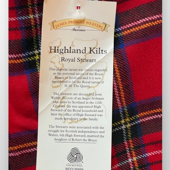 Authentic Girl’s Wool Plaid Scottish Tartan Kilt Size 2 - Picture 4 of 8